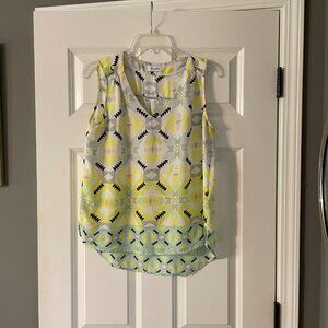 **Aqua Violet Summer Top**